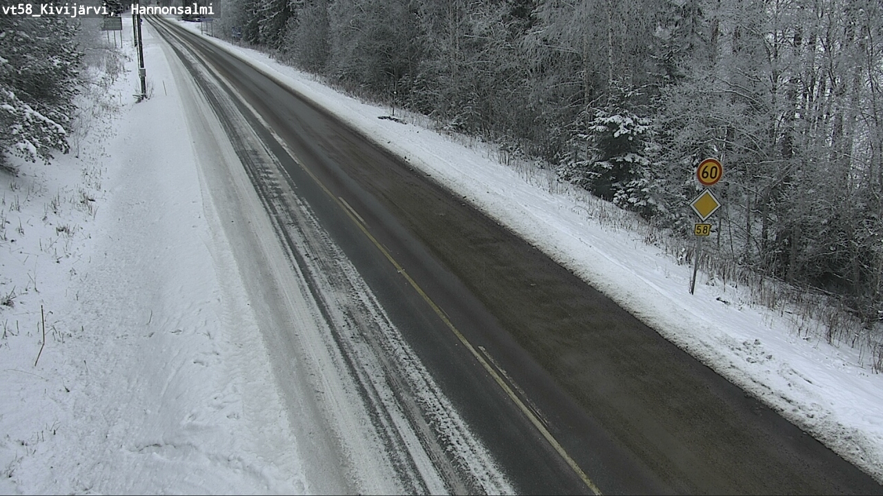 Kelikamerat Kuva Tie 58 Kivijärvi, Hannonsalmi, Kivijärvi, Keski-Suomi