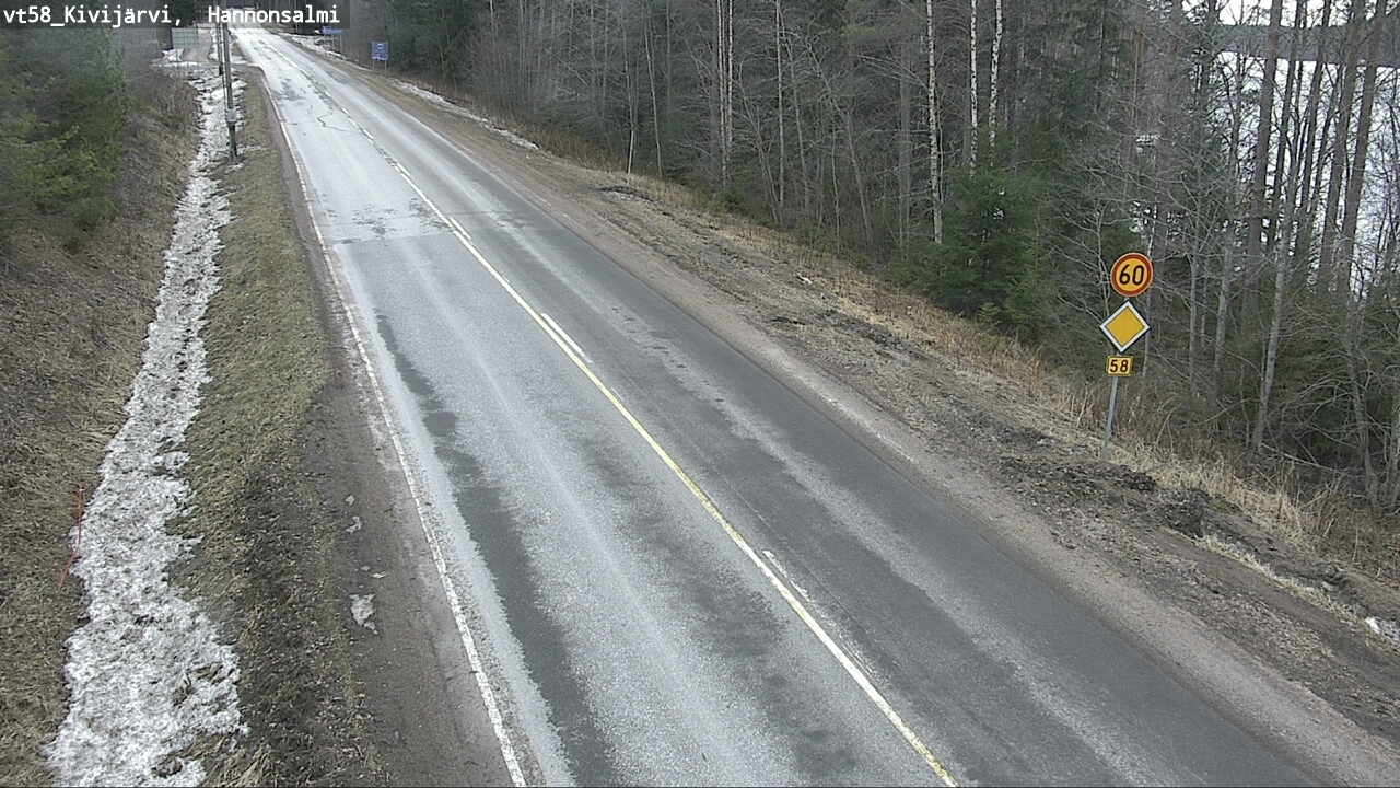 Kelikamerat Kuva Tie 58 Kivijärvi, Hannonsalmi, Kivijärvi, Keski-Suomi