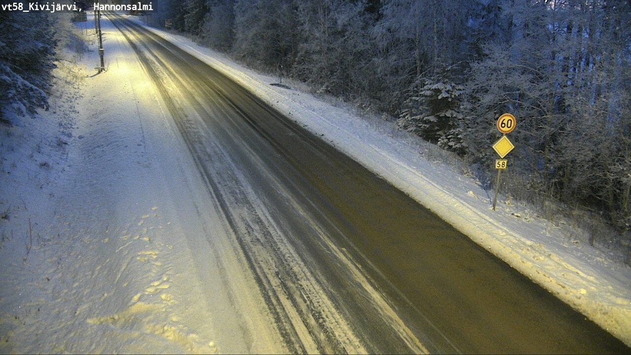 Kelikamerat Kuva Tie 58 Kivijärvi, Hannonsalmi, Kivijärvi, Keski-Suomi