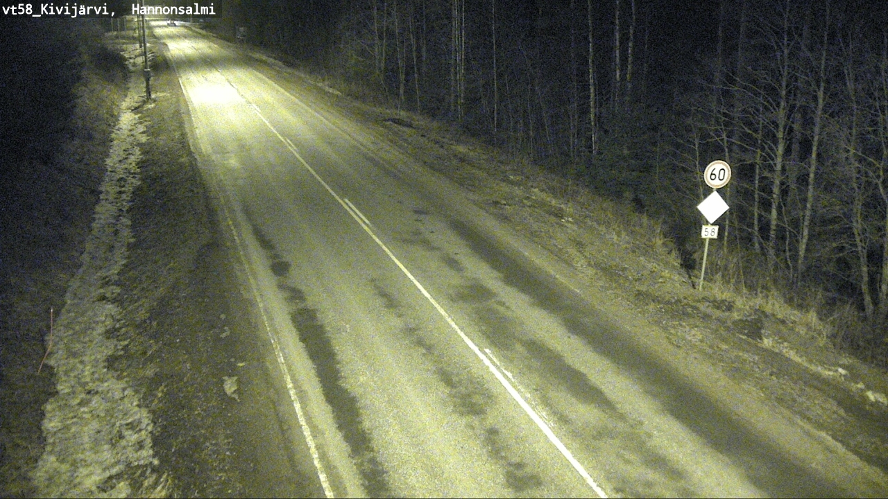 Kelikamerat Kuva Tie 58 Kivijärvi, Hannonsalmi, Kivijärvi, Keski-Suomi