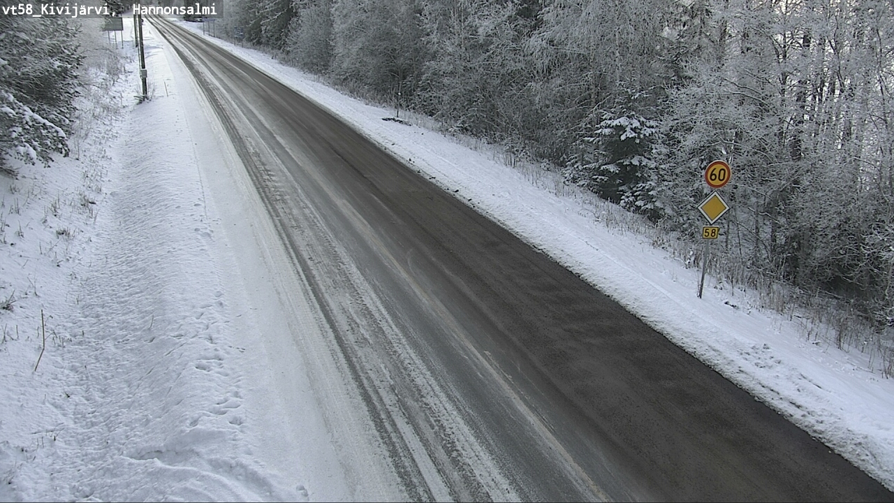 Kelikamerat Kuva Tie 58 Kivijärvi, Hannonsalmi, Kivijärvi, Keski-Suomi