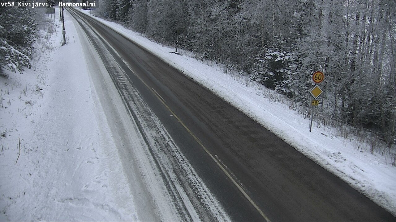Kelikamerat Kuva Tie 58 Kivijärvi, Hannonsalmi, Kivijärvi, Keski-Suomi