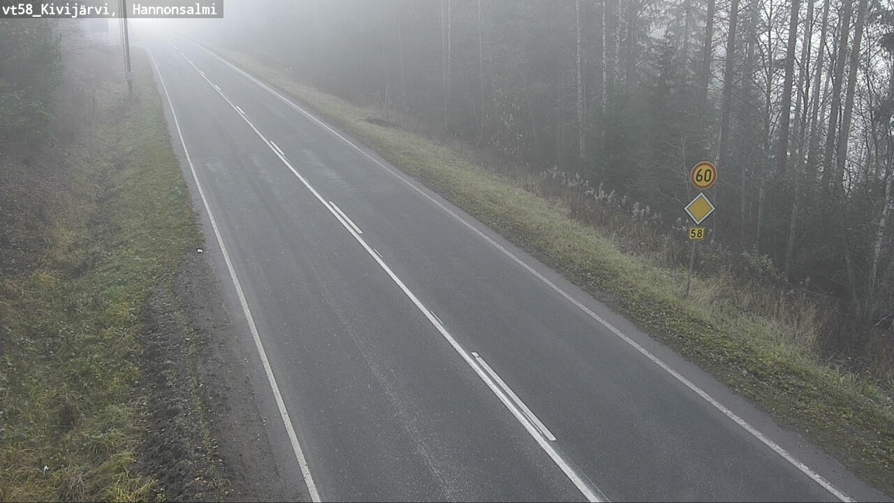 Kelikamerat Kuva Tie 58 Kivijärvi, Hannonsalmi, Kivijärvi, Keski-Suomi