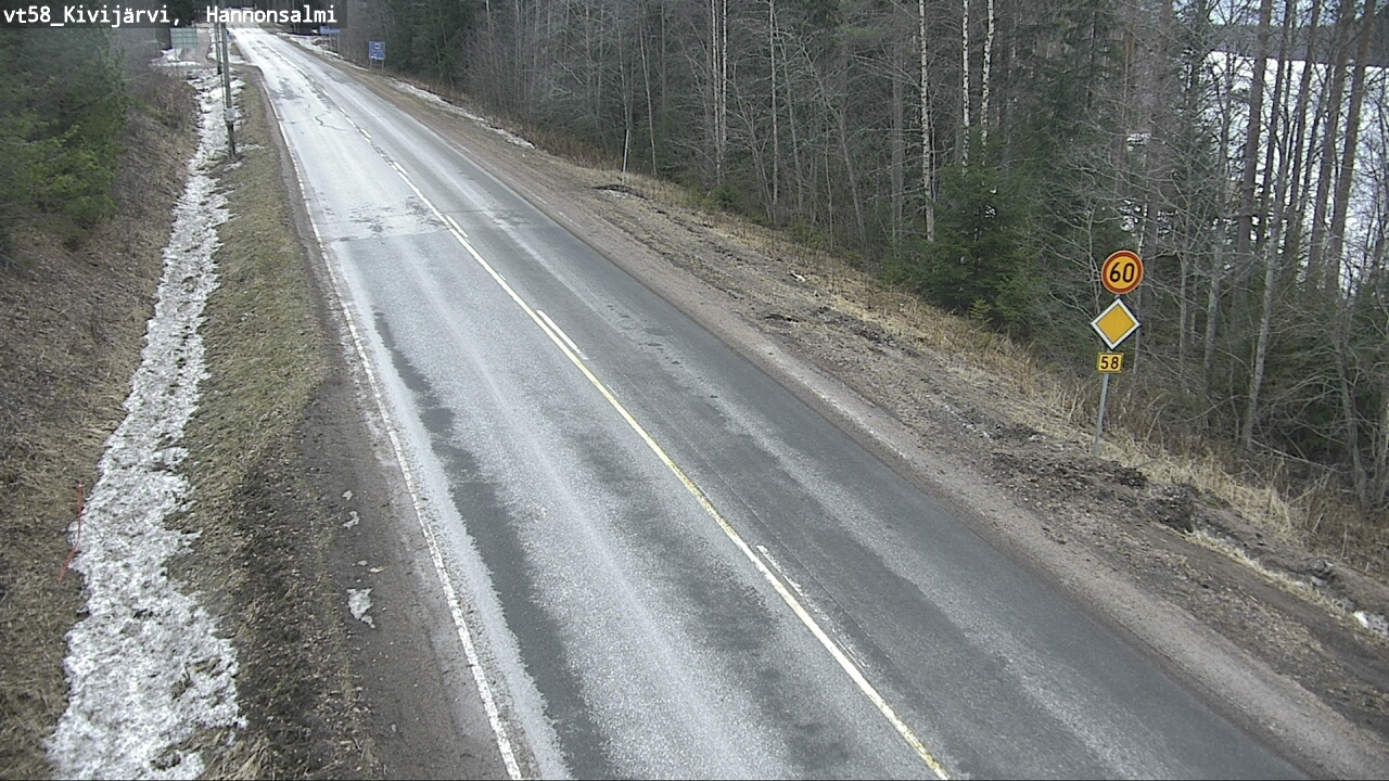 Kelikamerat Kuva Tie 58 Kivijärvi, Hannonsalmi, Kivijärvi, Keski-Suomi