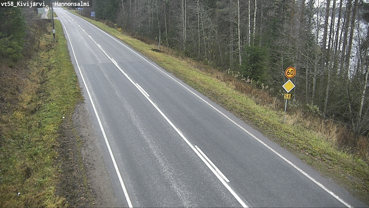 Kelikamerat Kuva Tie 58 Kivijärvi, Hannonsalmi, Kivijärvi, Keski-Suomi