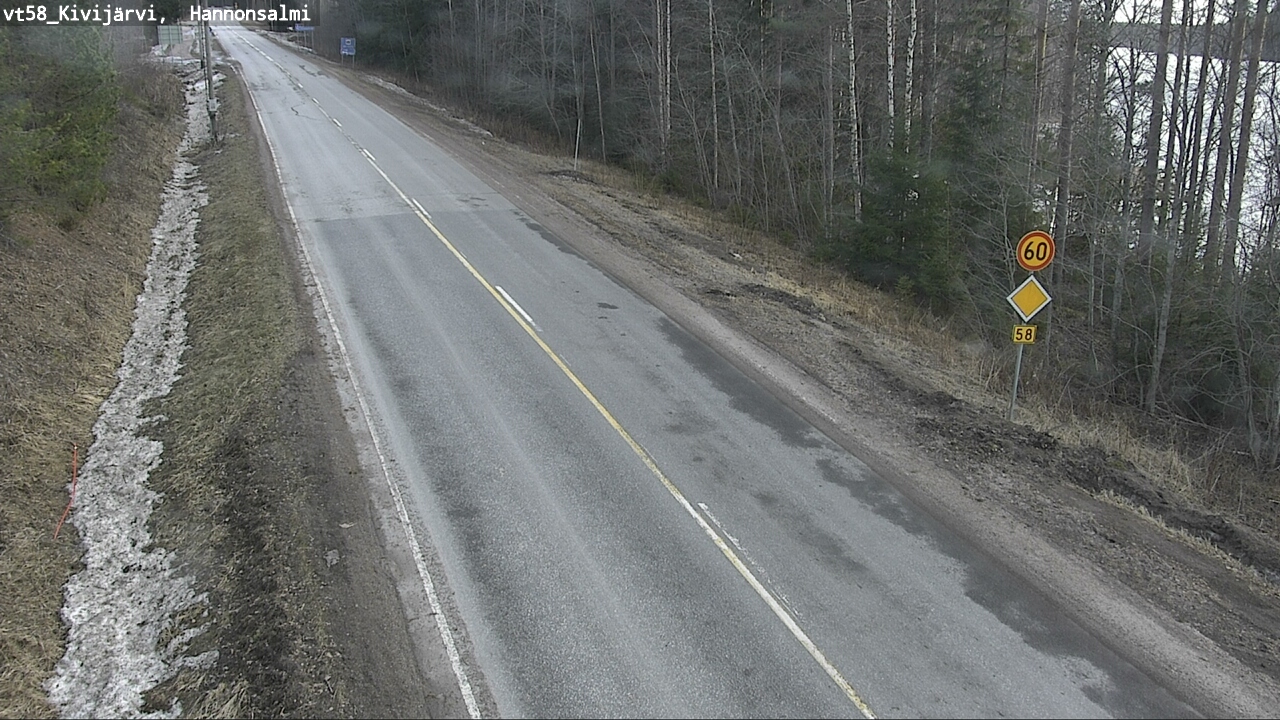 Kelikamerat Kuva Tie 58 Kivijärvi, Hannonsalmi, Kivijärvi, Keski-Suomi