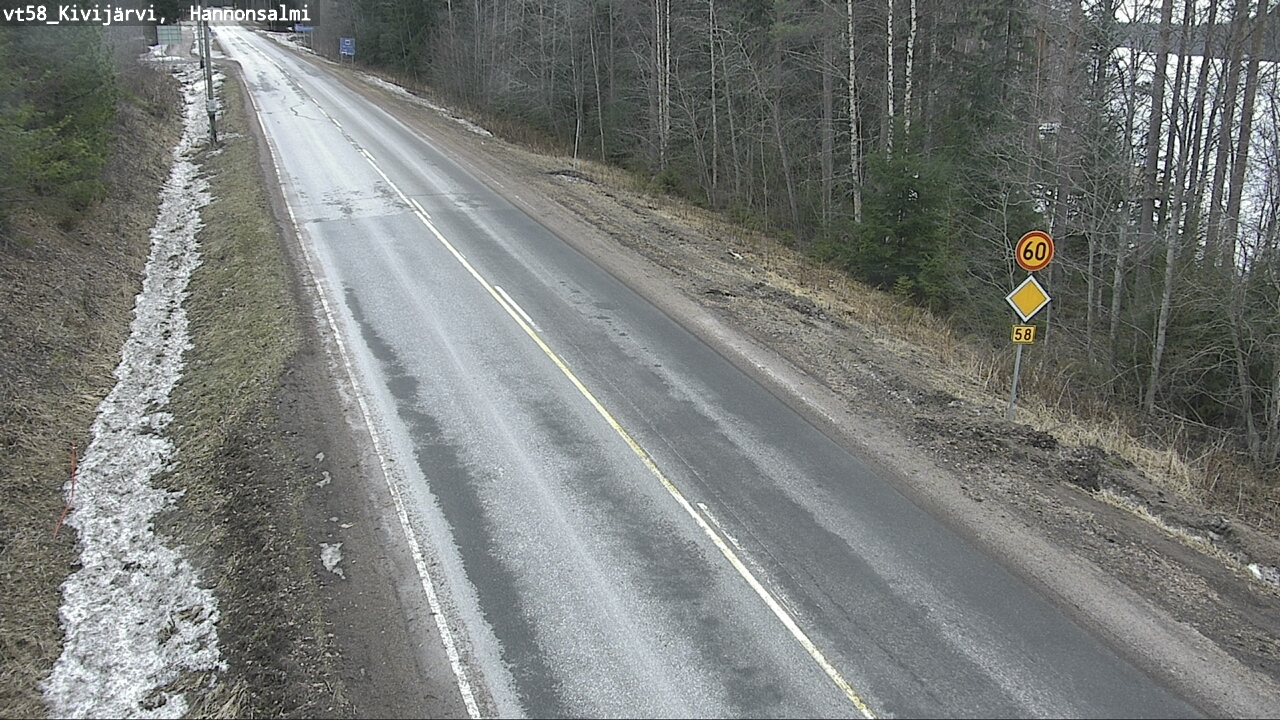 Kelikamerat Kuva Tie 58 Kivijärvi, Hannonsalmi, Kivijärvi, Keski-Suomi