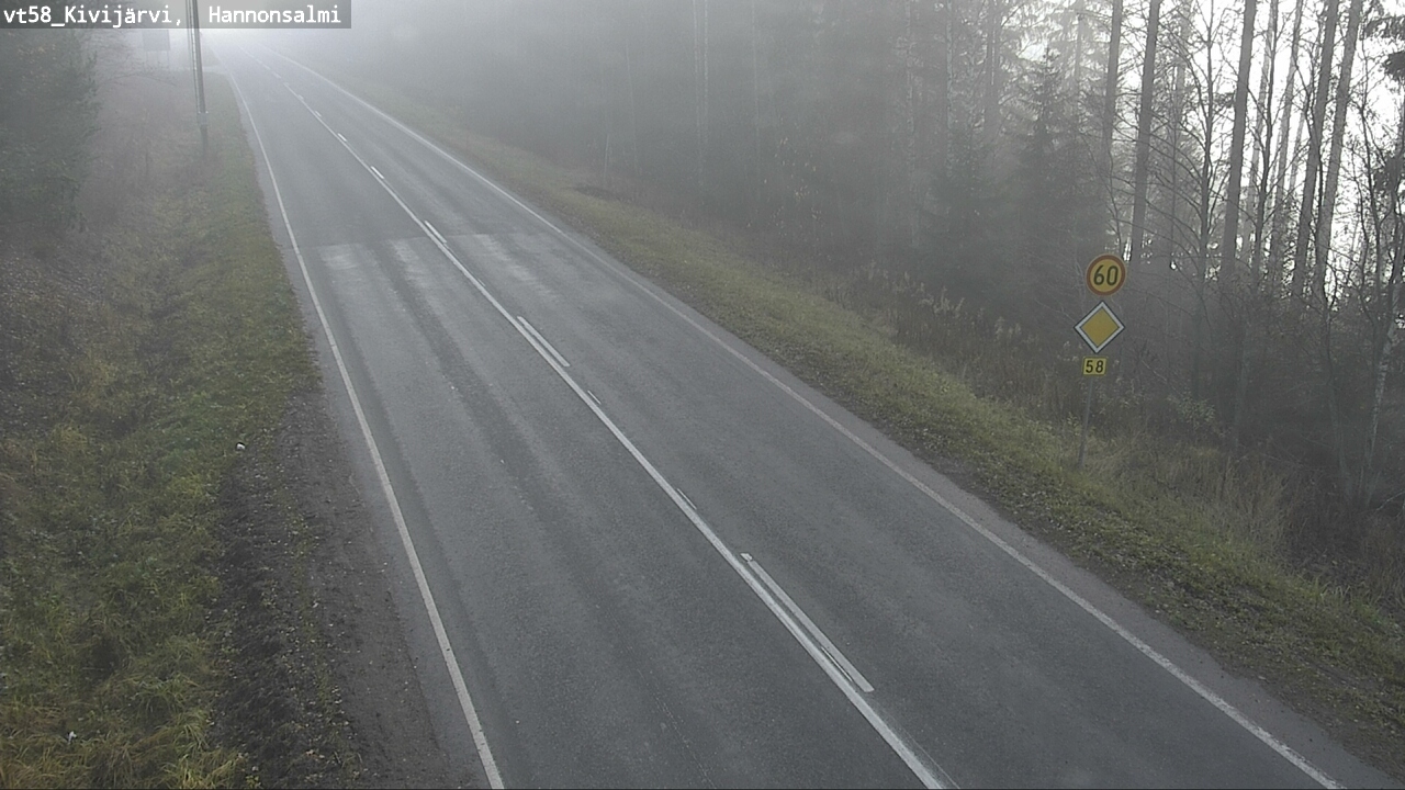 Kelikamerat Kuva Tie 58 Kivijärvi, Hannonsalmi, Kivijärvi, Keski-Suomi