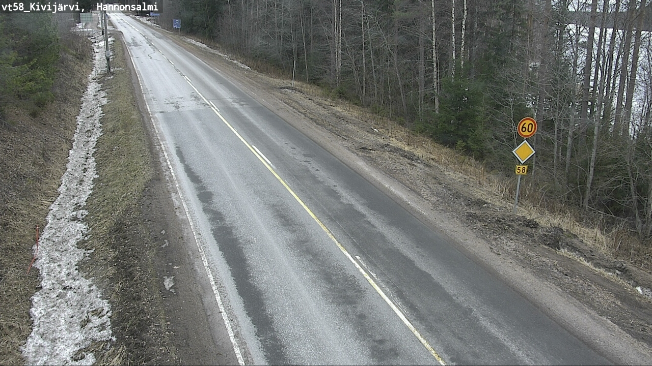 Kelikamerat Kuva Tie 58 Kivijärvi, Hannonsalmi, Kivijärvi, Keski-Suomi