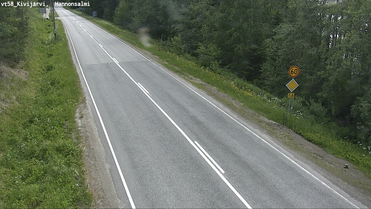 Kelikamerat Kuva Tie 58 Kivijärvi, Hannonsalmi, Kivijärvi, Keski-Suomi