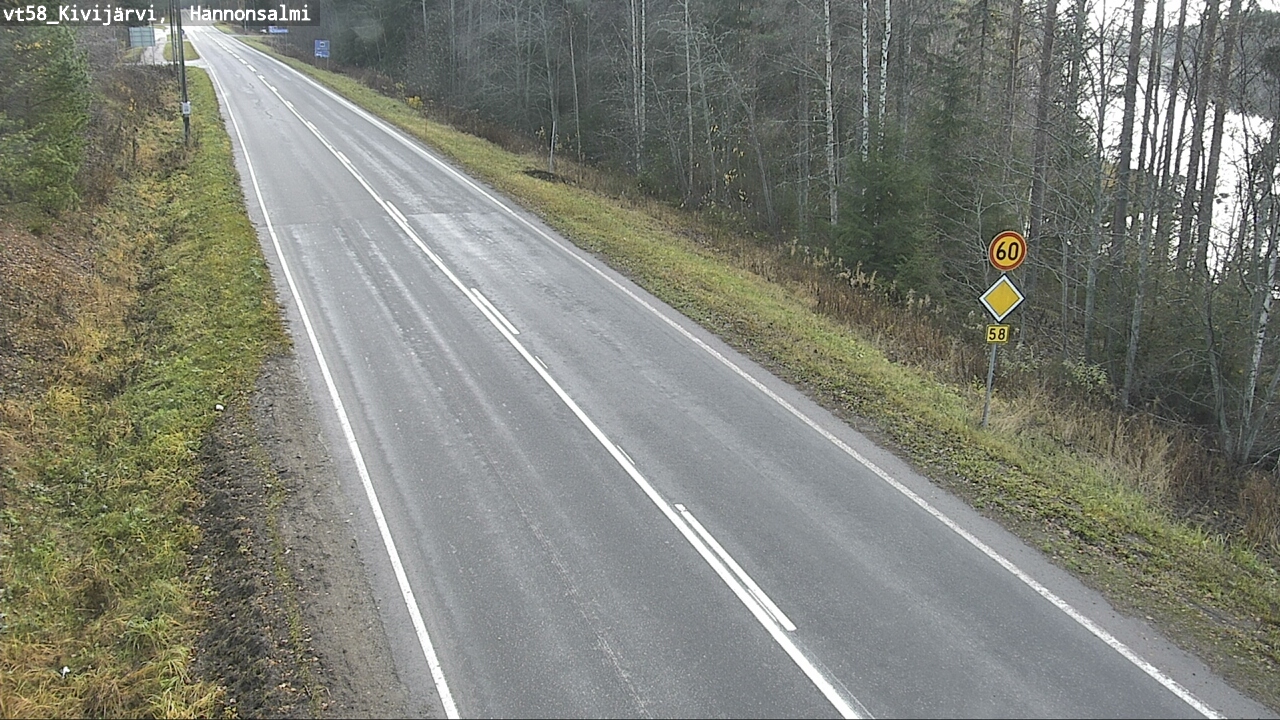 Kelikamerat Kuva Tie 58 Kivijärvi, Hannonsalmi, Kivijärvi, Keski-Suomi