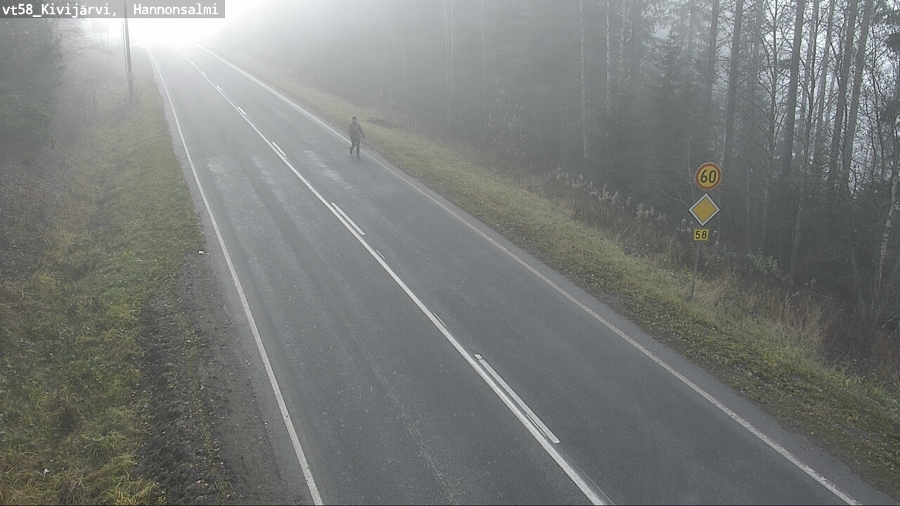 Kelikamerat Kuva Tie 58 Kivijärvi, Hannonsalmi, Kivijärvi, Keski-Suomi