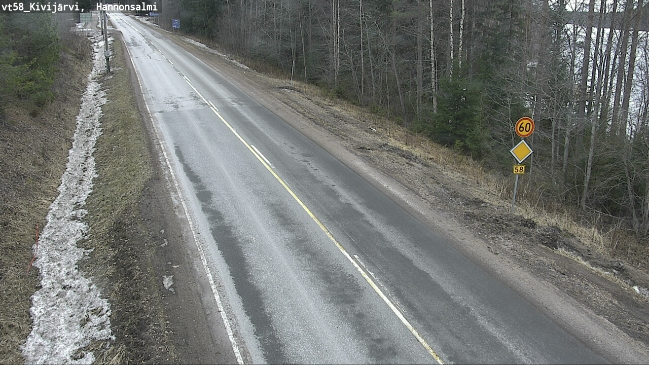 Kelikamerat Kuva Tie 58 Kivijärvi, Hannonsalmi, Kivijärvi, Keski-Suomi