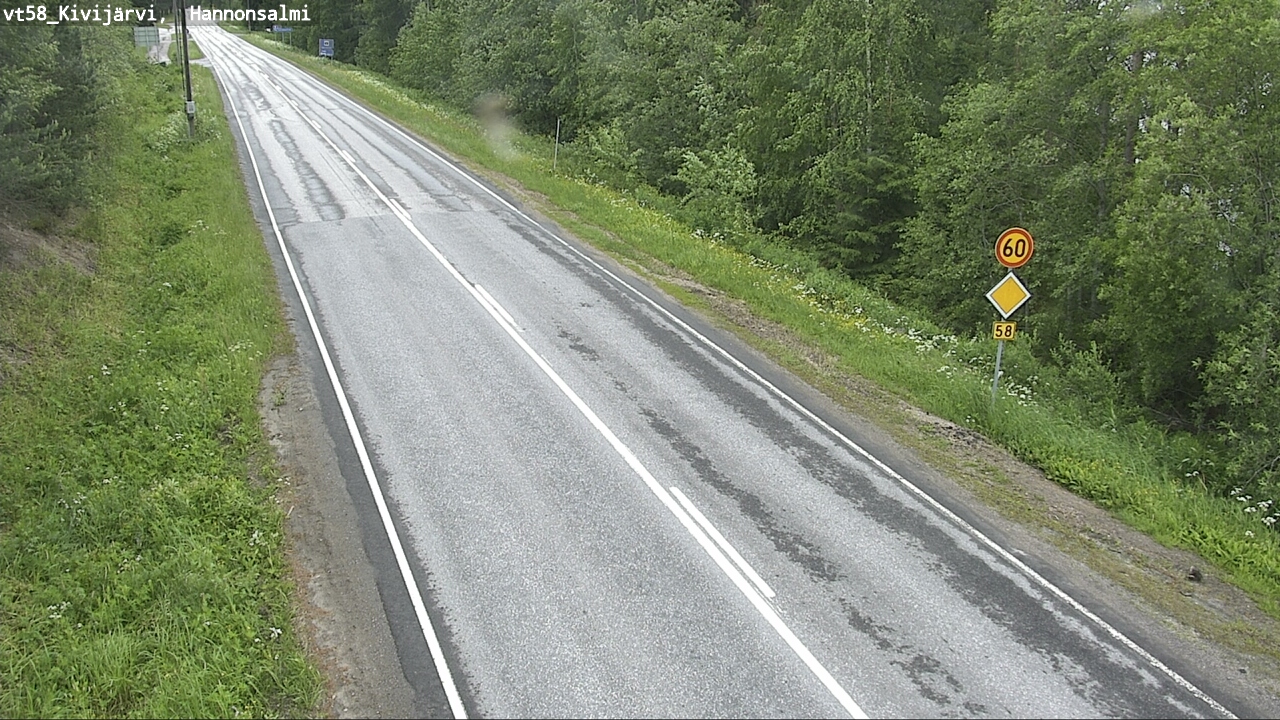 Kelikamerat Kuva Tie 58 Kivijärvi, Hannonsalmi, Kivijärvi, Keski-Suomi