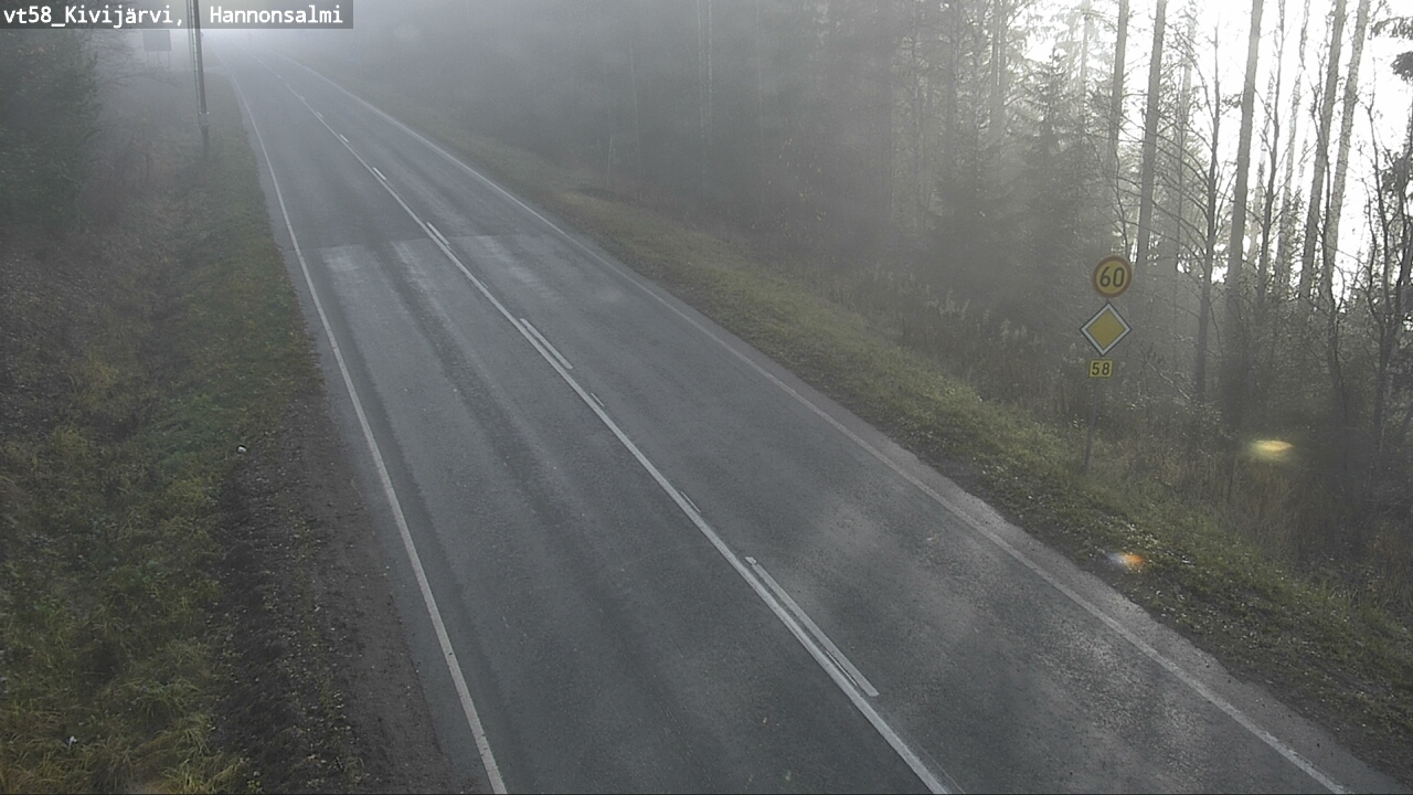 Kelikamerat Kuva Tie 58 Kivijärvi, Hannonsalmi, Kivijärvi, Keski-Suomi