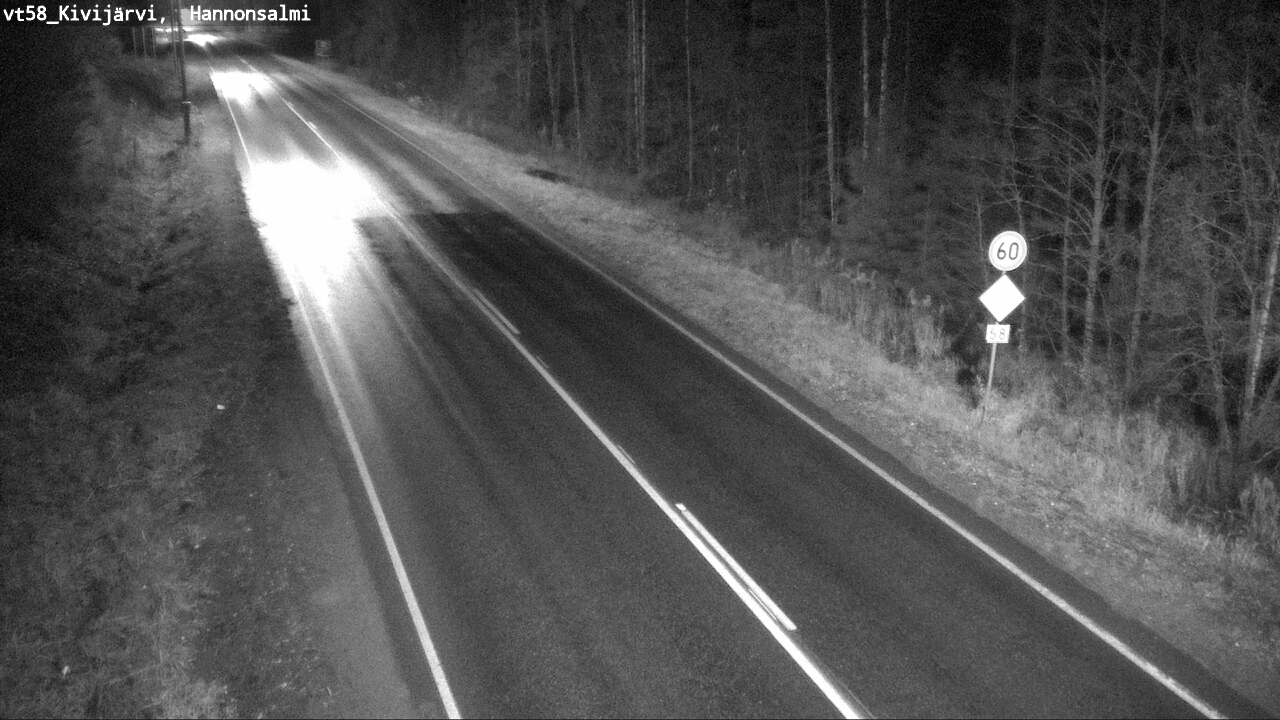 Kelikamerat Kuva Tie 58 Kivijärvi, Hannonsalmi, Kivijärvi, Keski-Suomi