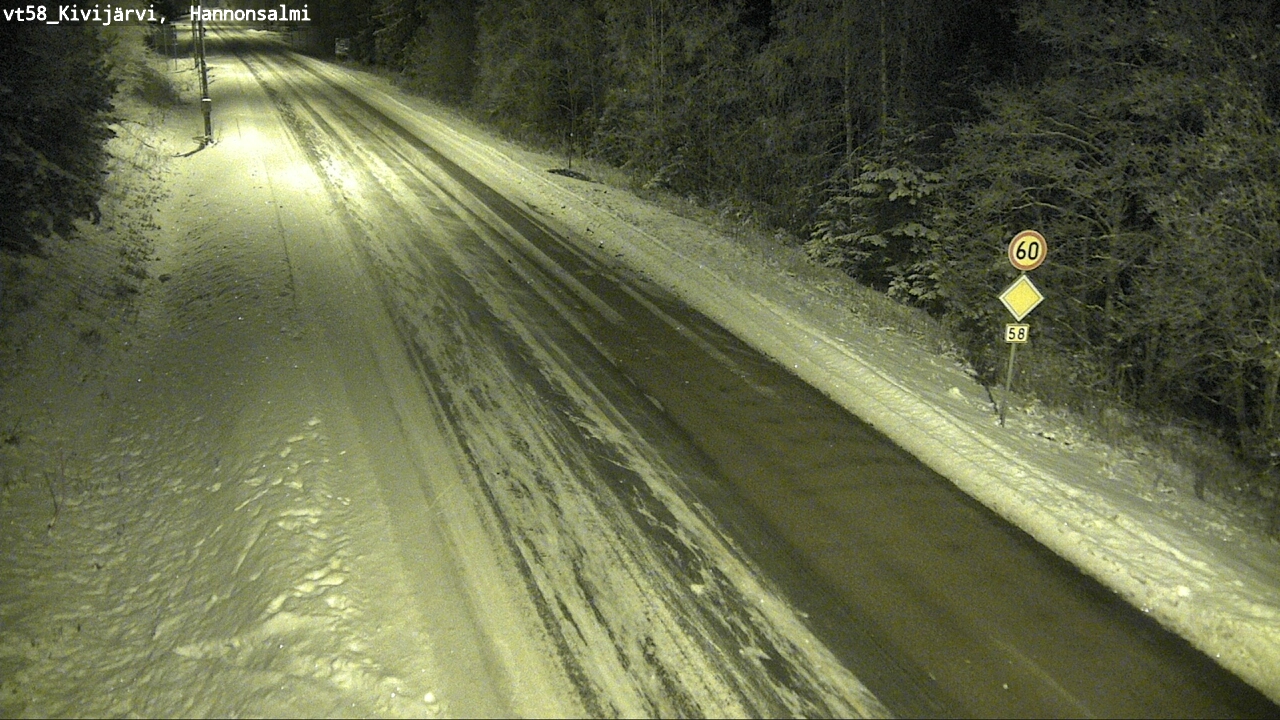 Kelikamerat Kuva Tie 58 Kivijärvi, Hannonsalmi, Kivijärvi, Keski-Suomi