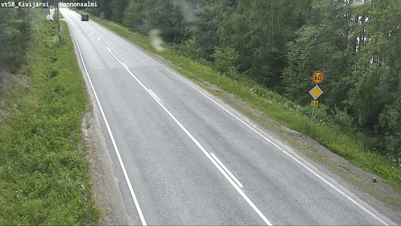 Kelikamerat Kuva Tie 58 Kivijärvi, Hannonsalmi, Kivijärvi, Keski-Suomi