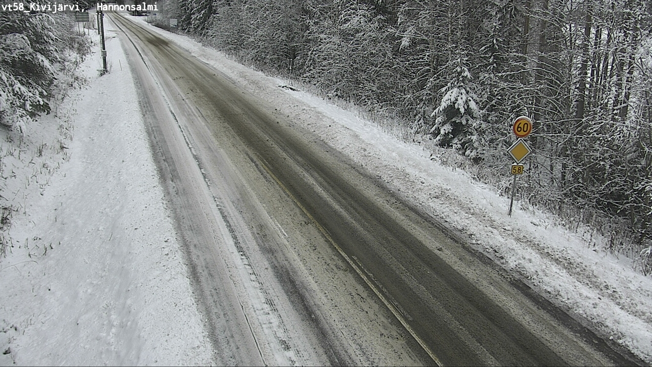 Kelikamerat Kuva Tie 58 Kivijärvi, Hannonsalmi, Kivijärvi, Keski-Suomi