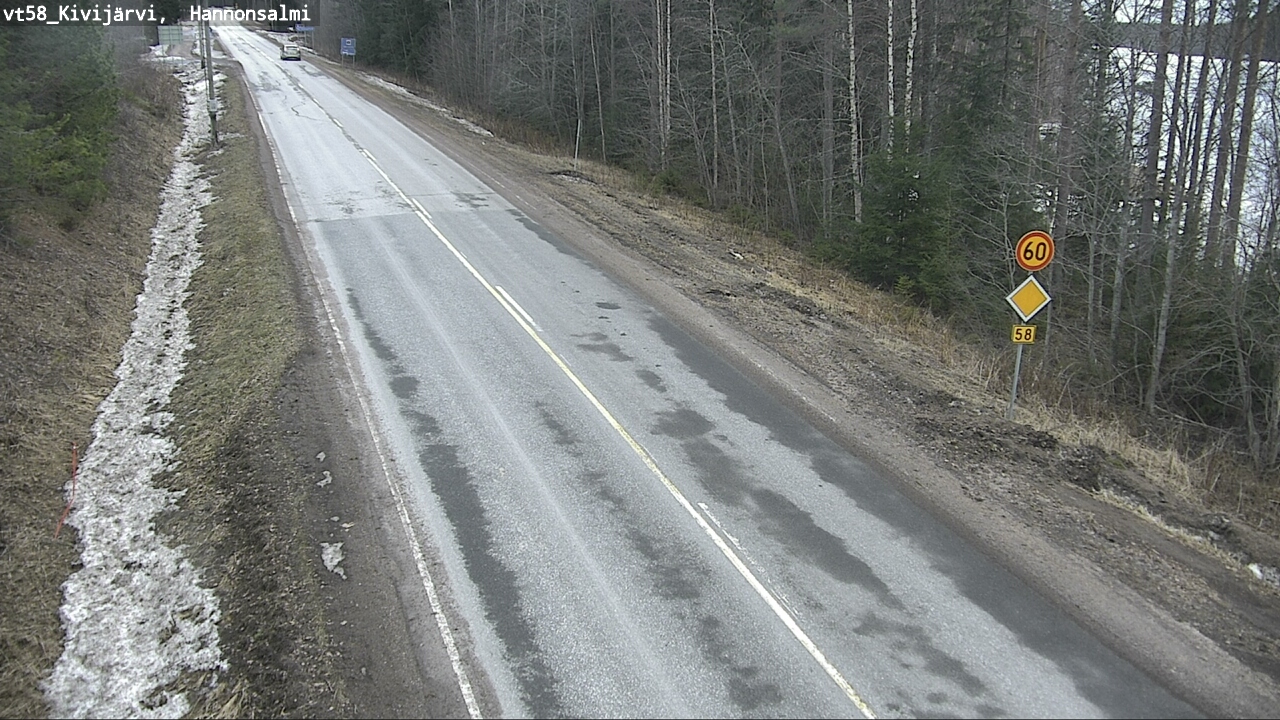 Kelikamerat Kuva Tie 58 Kivijärvi, Hannonsalmi, Kivijärvi, Keski-Suomi