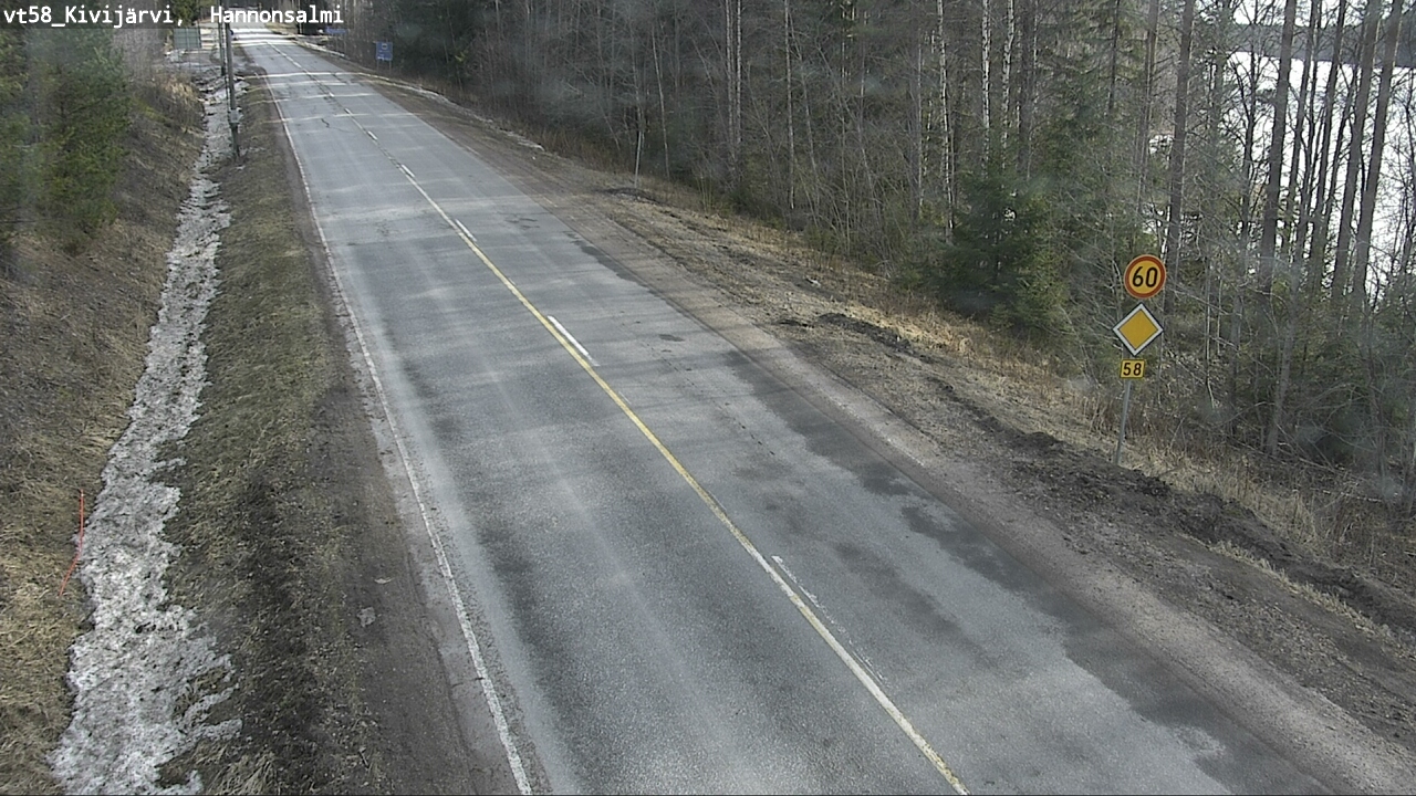 Kelikamerat Kuva Tie 58 Kivijärvi, Hannonsalmi, Kivijärvi, Keski-Suomi