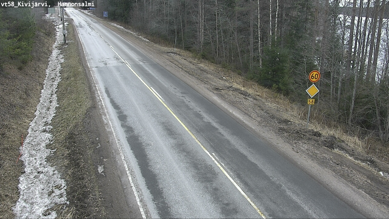 Kelikamerat Kuva Tie 58 Kivijärvi, Hannonsalmi, Kivijärvi, Keski-Suomi