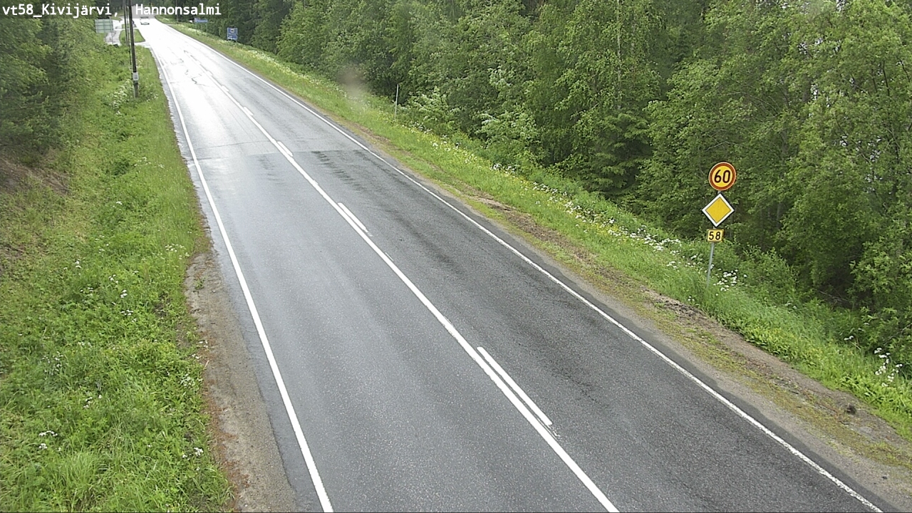 Kelikamerat Kuva Tie 58 Kivijärvi, Hannonsalmi, Kivijärvi, Keski-Suomi
