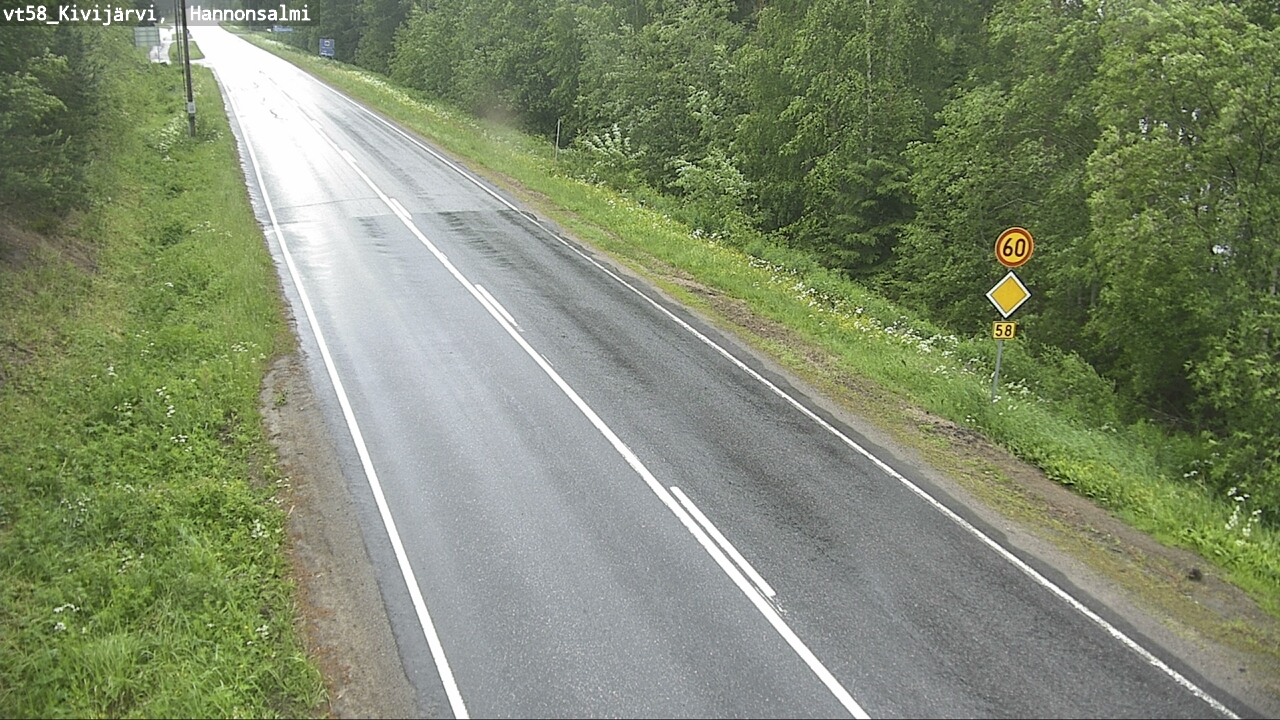 Kelikamerat Kuva Tie 58 Kivijärvi, Hannonsalmi, Kivijärvi, Keski-Suomi