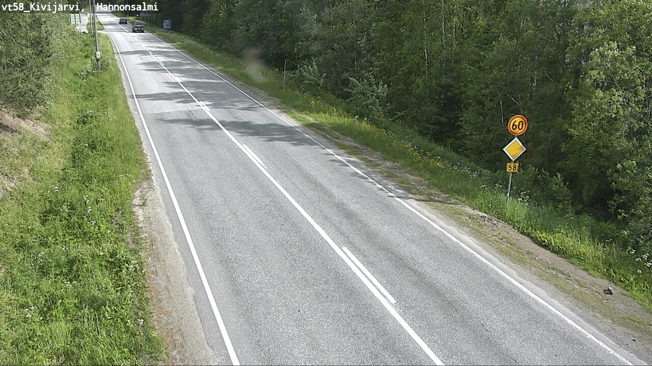 Kelikamerat Kuva Tie 58 Kivijärvi, Hannonsalmi, Kivijärvi, Keski-Suomi