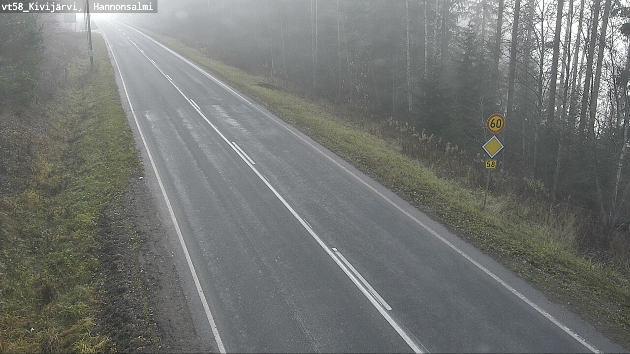 Kelikamerat Kuva Tie 58 Kivijärvi, Hannonsalmi, Kivijärvi, Keski-Suomi