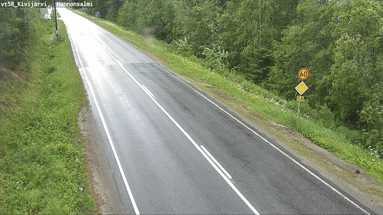 Kelikamerat Kuva Tie 58 Kivijärvi, Hannonsalmi, Kivijärvi, Keski-Suomi