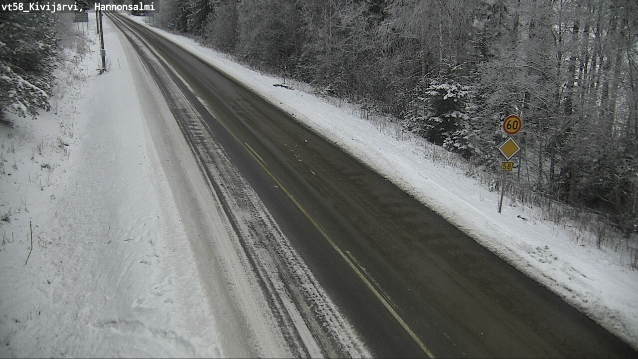 Kelikamerat Kuva Tie 58 Kivijärvi, Hannonsalmi, Kivijärvi, Keski-Suomi