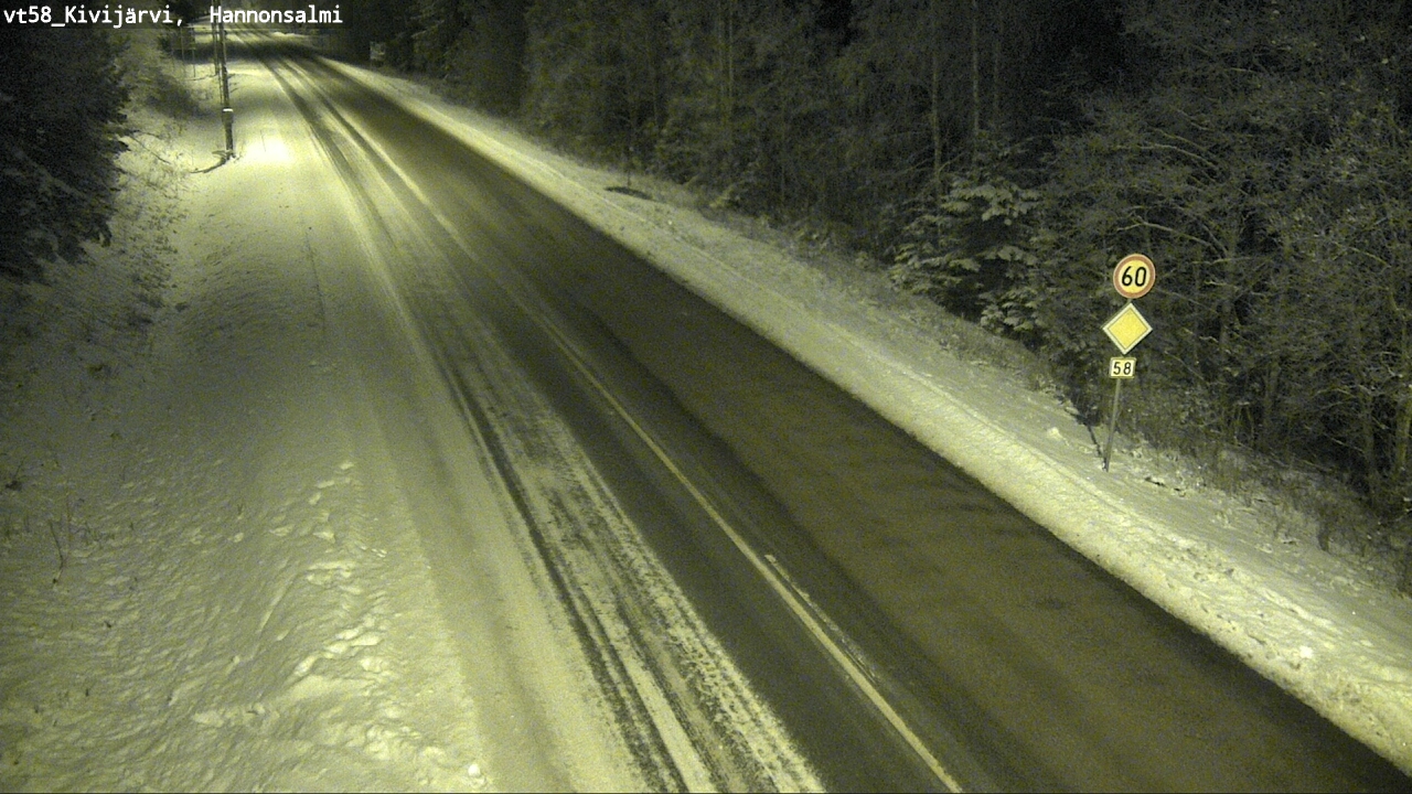 Kelikamerat Kuva Tie 58 Kivijärvi, Hannonsalmi, Kivijärvi, Keski-Suomi
