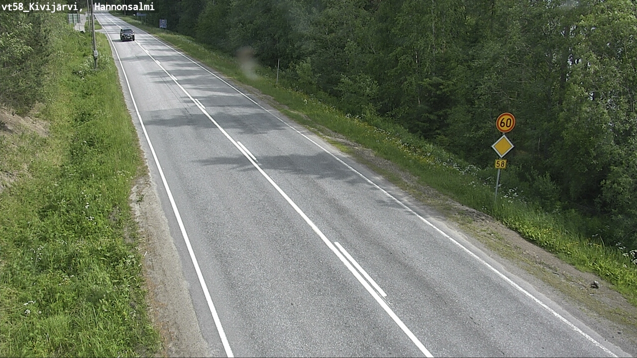Kelikamerat Kuva Tie 58 Kivijärvi, Hannonsalmi, Kivijärvi, Keski-Suomi