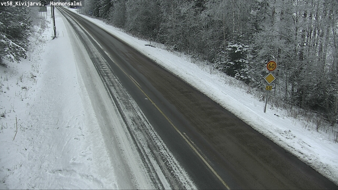 Kelikamerat Kuva Tie 58 Kivijärvi, Hannonsalmi, Kivijärvi, Keski-Suomi