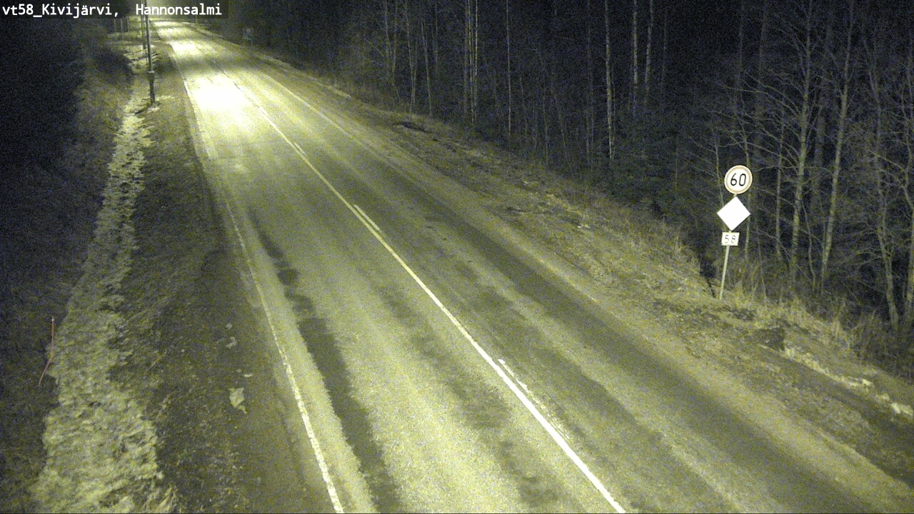 Kelikamerat Kuva Tie 58 Kivijärvi, Hannonsalmi, Kivijärvi, Keski-Suomi