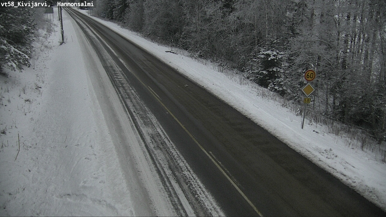 Kelikamerat Kuva Tie 58 Kivijärvi, Hannonsalmi, Kivijärvi, Keski-Suomi