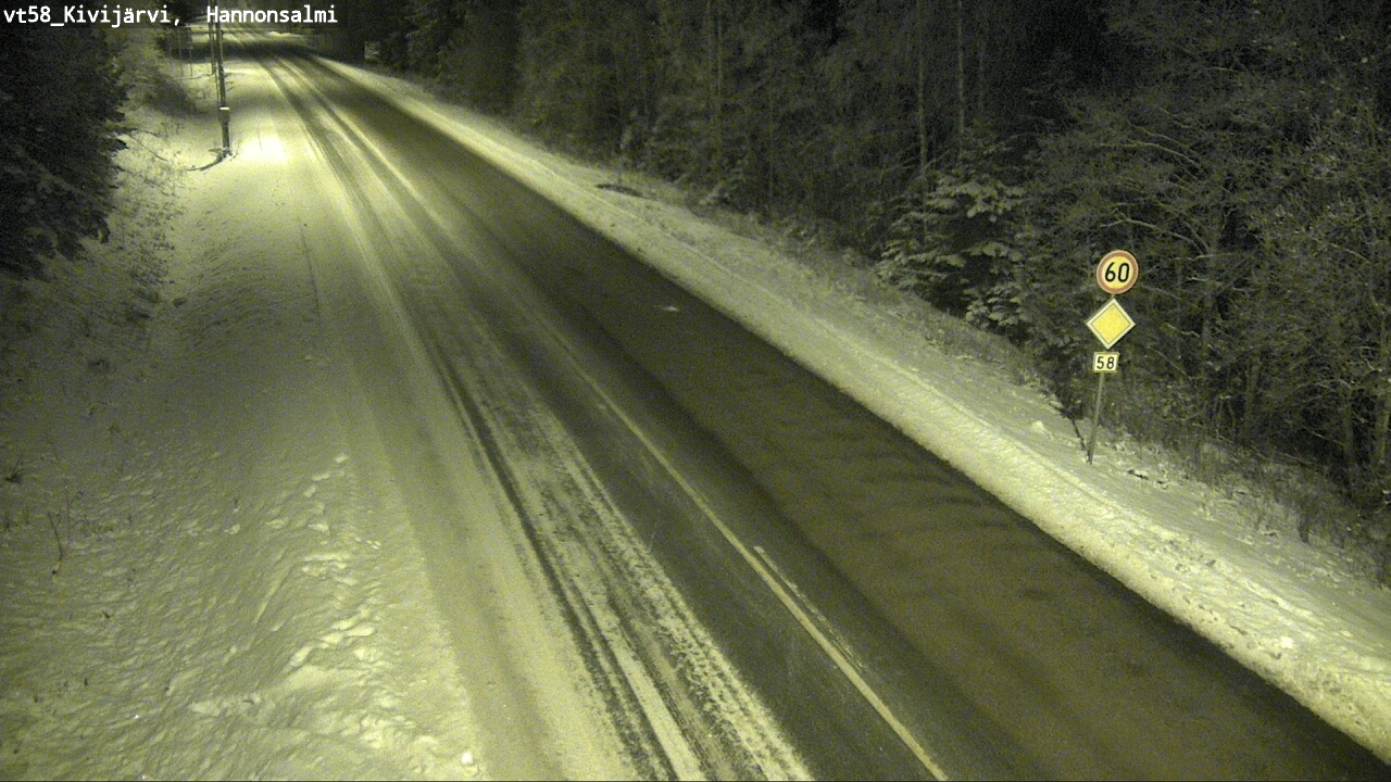 Kelikamerat Kuva Tie 58 Kivijärvi, Hannonsalmi, Kivijärvi, Keski-Suomi