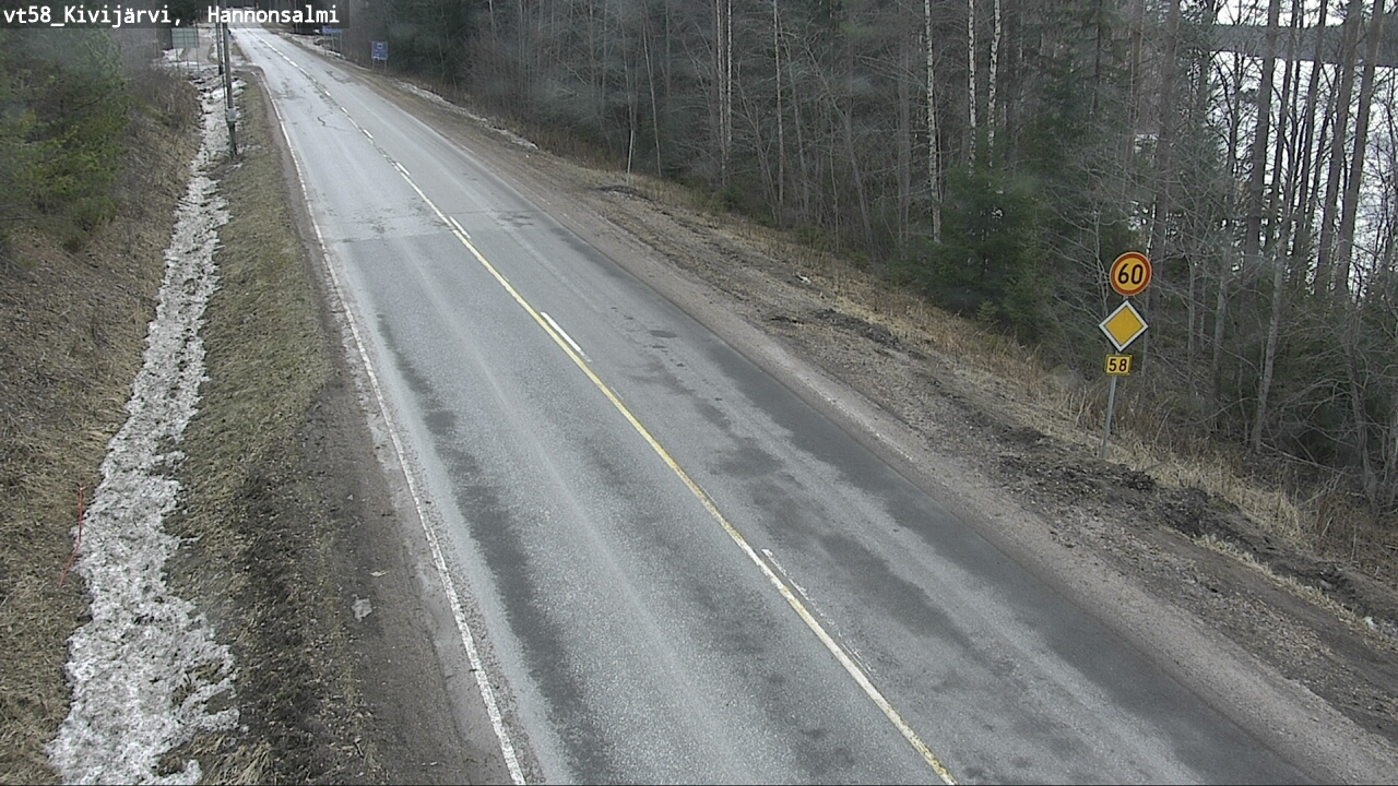 Kelikamerat Kuva Tie 58 Kivijärvi, Hannonsalmi, Kivijärvi, Keski-Suomi