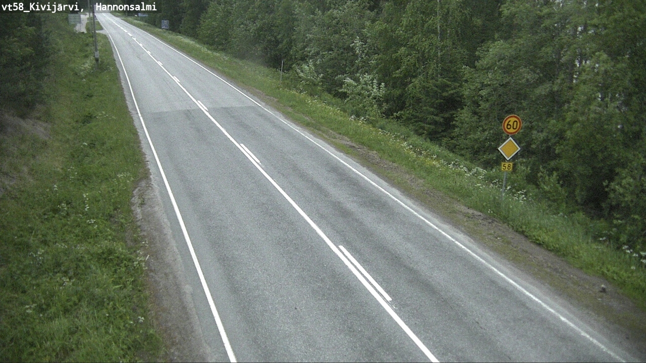 Kelikamerat Kuva Tie 58 Kivijärvi, Hannonsalmi, Kivijärvi, Keski-Suomi