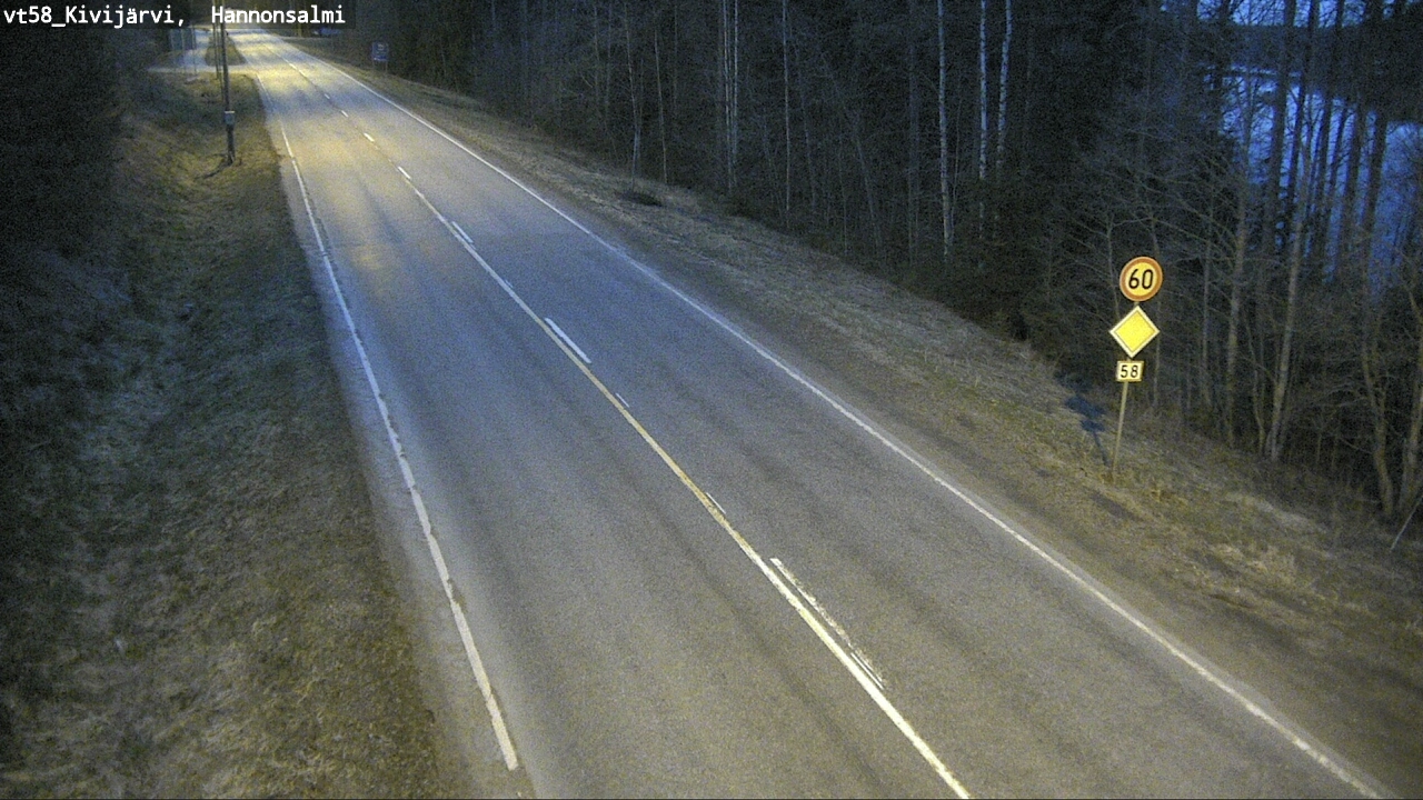 Kelikamerat Kuva Tie 58 Kivijärvi, Hannonsalmi, Kivijärvi, Keski-Suomi