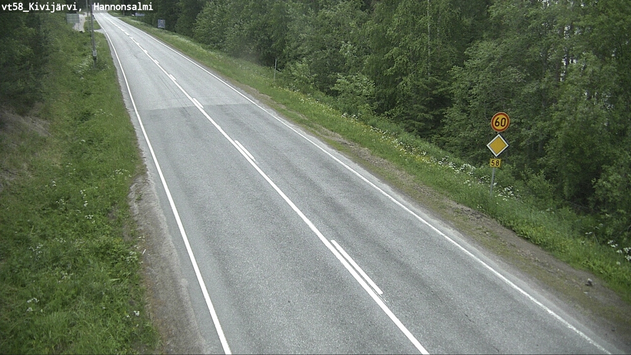 Kelikamerat Kuva Tie 58 Kivijärvi, Hannonsalmi, Kivijärvi, Keski-Suomi