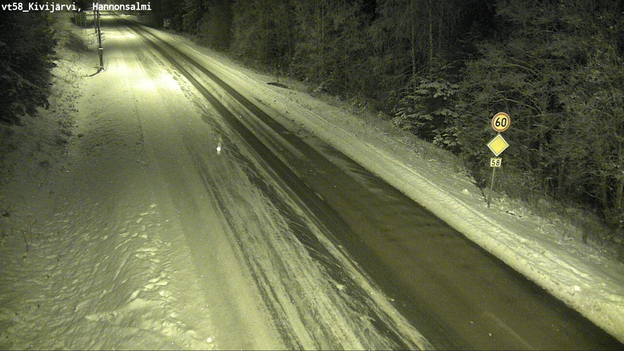 Kelikamerat Kuva Tie 58 Kivijärvi, Hannonsalmi, Kivijärvi, Keski-Suomi
