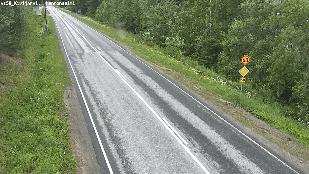 Kelikamerat Kuva Tie 58 Kivijärvi, Hannonsalmi, Kivijärvi, Keski-Suomi