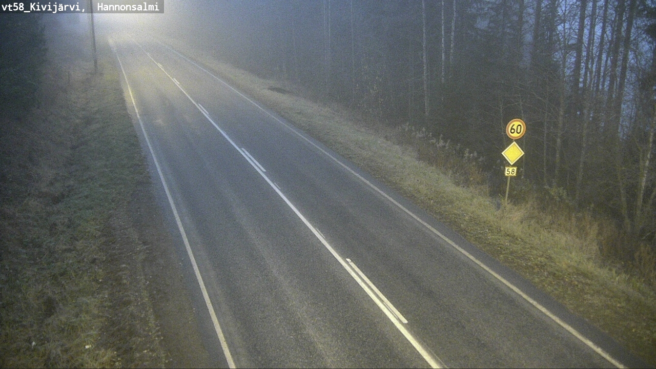 Kelikamerat Kuva Tie 58 Kivijärvi, Hannonsalmi, Kivijärvi, Keski-Suomi