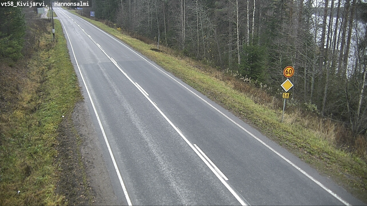 Kelikamerat Kuva Tie 58 Kivijärvi, Hannonsalmi, Kivijärvi, Keski-Suomi