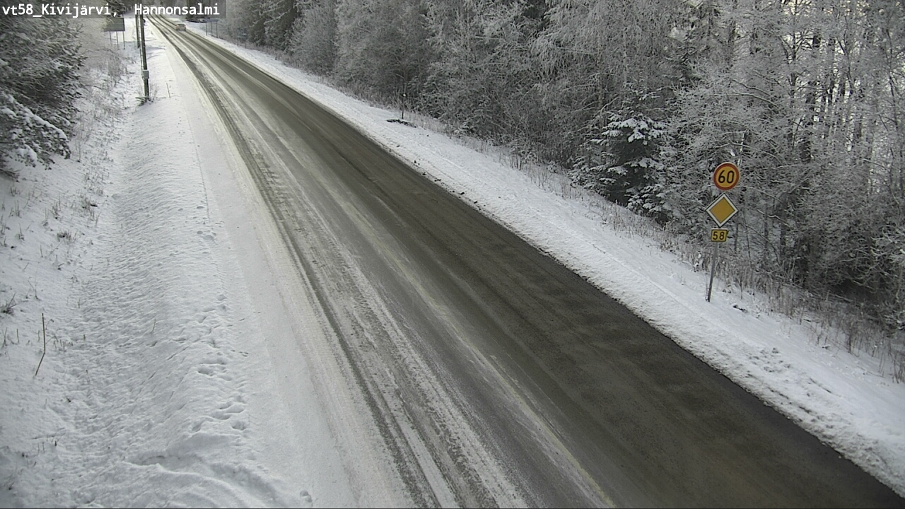 Kelikamerat Kuva Tie 58 Kivijärvi, Hannonsalmi, Kivijärvi, Keski-Suomi