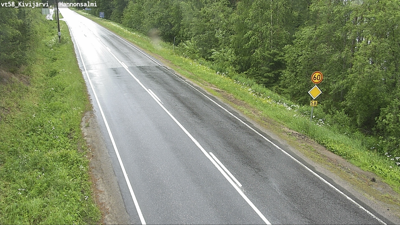 Kelikamerat Kuva Tie 58 Kivijärvi, Hannonsalmi, Kivijärvi, Keski-Suomi