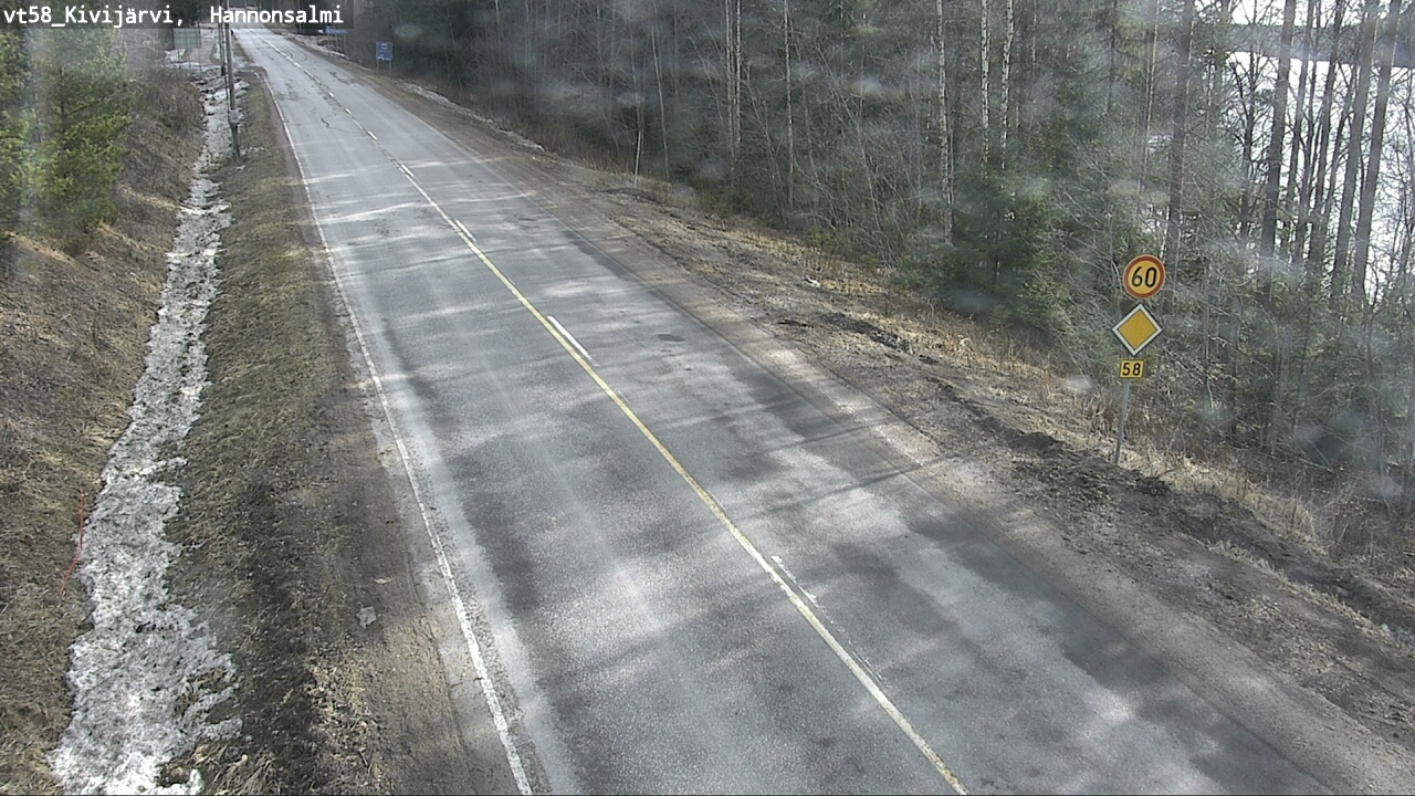 Kelikamerat Kuva Tie 58 Kivijärvi, Hannonsalmi, Kivijärvi, Keski-Suomi