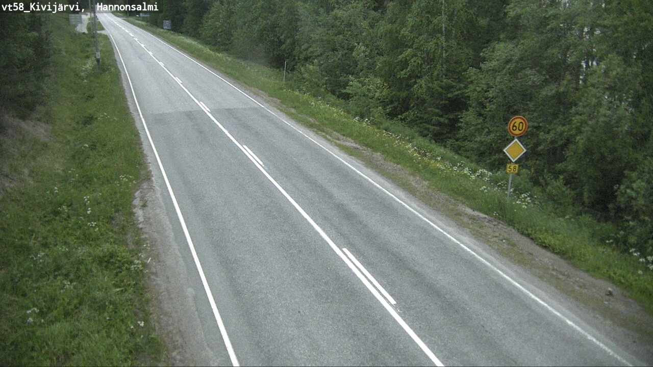 Kelikamerat Kuva Tie 58 Kivijärvi, Hannonsalmi, Kivijärvi, Keski-Suomi